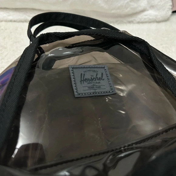Herschel Clear Bag Nova Mini in Blacksmoke (backpack) NWT - Picture 9 of 9